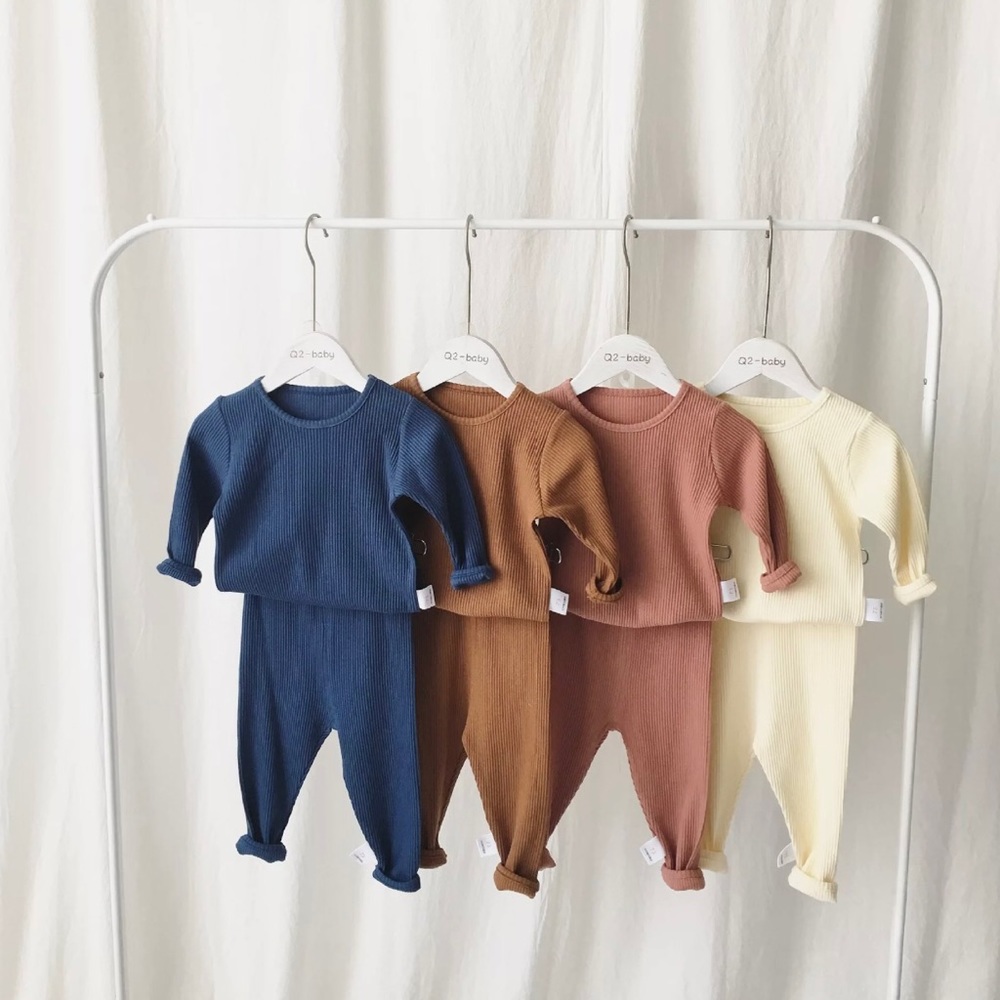 2-piece Ribbed baby sets
